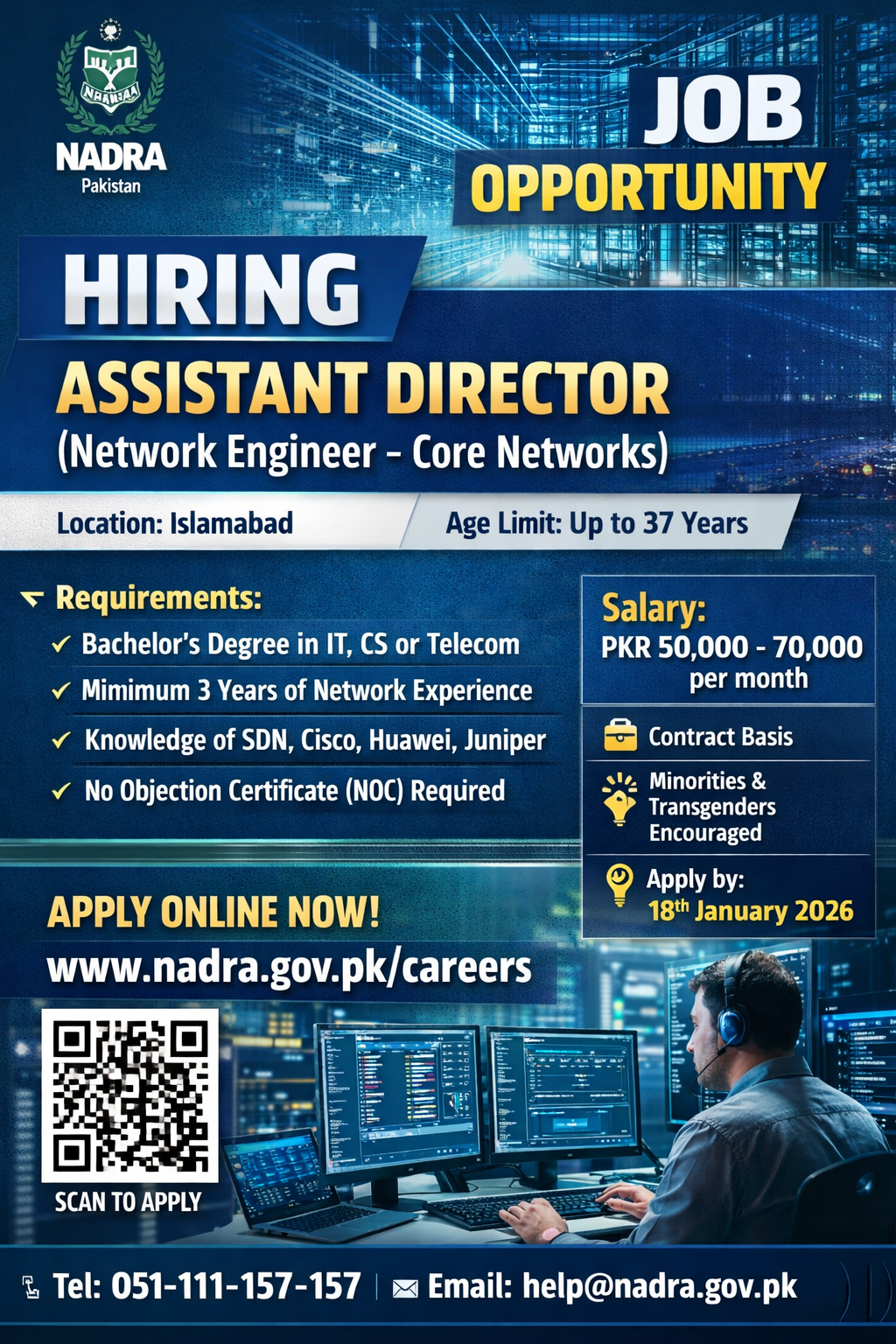 Latest Job Posts At NADRA 2026