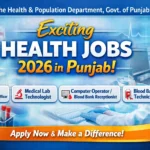 Exciting Health Jobs 2026 in Punjab