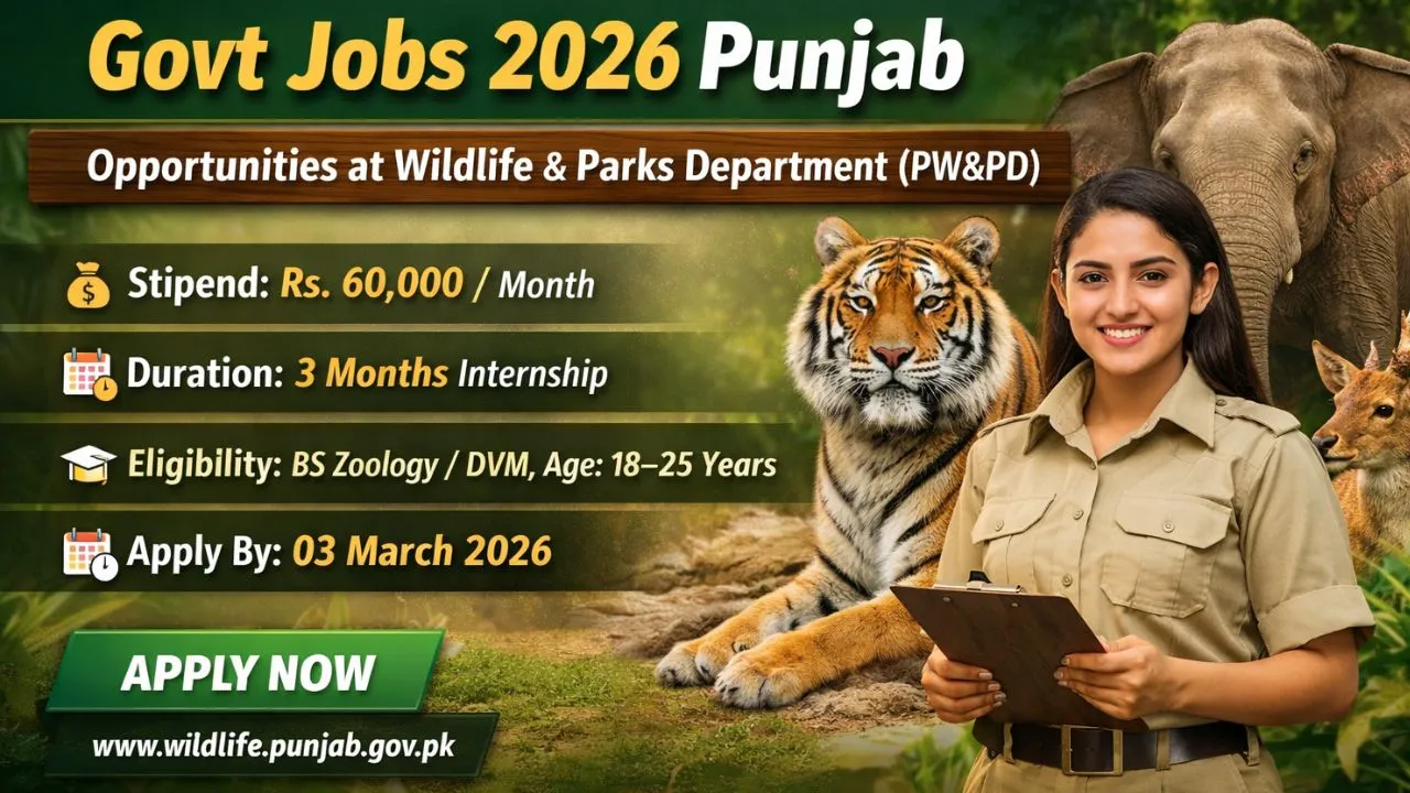 Govt Jobs 2026 Punjab – Opportunities at Wildlife & Parks Department (PW&PD)