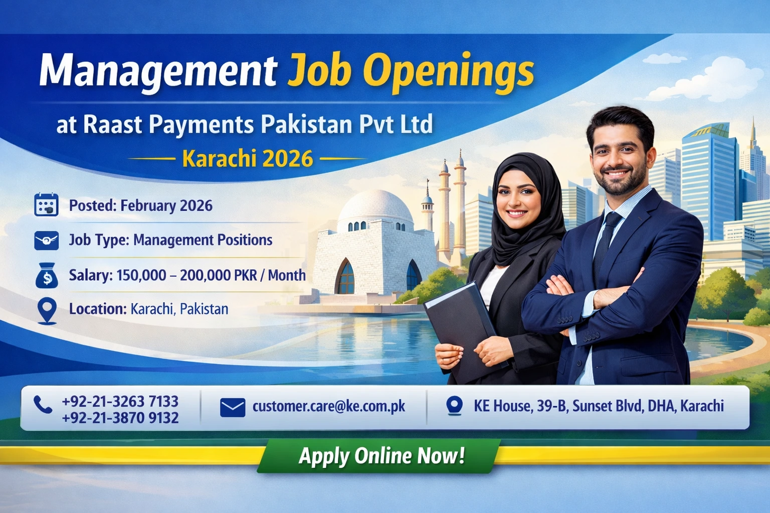Latest Jobs in Karachi at Raast Payments Pakistan Pvt Ltd – 2026
