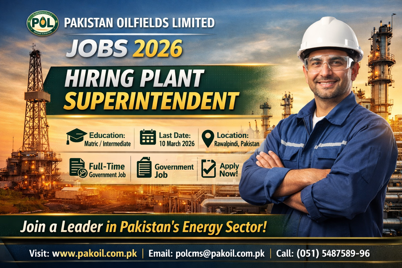 Latest Pakistan Oilfields Limited, Rawalpindi Jobs 2026
